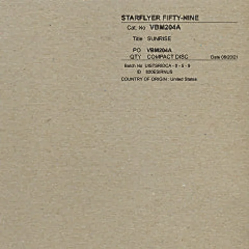 Sunrise (CD Single)
