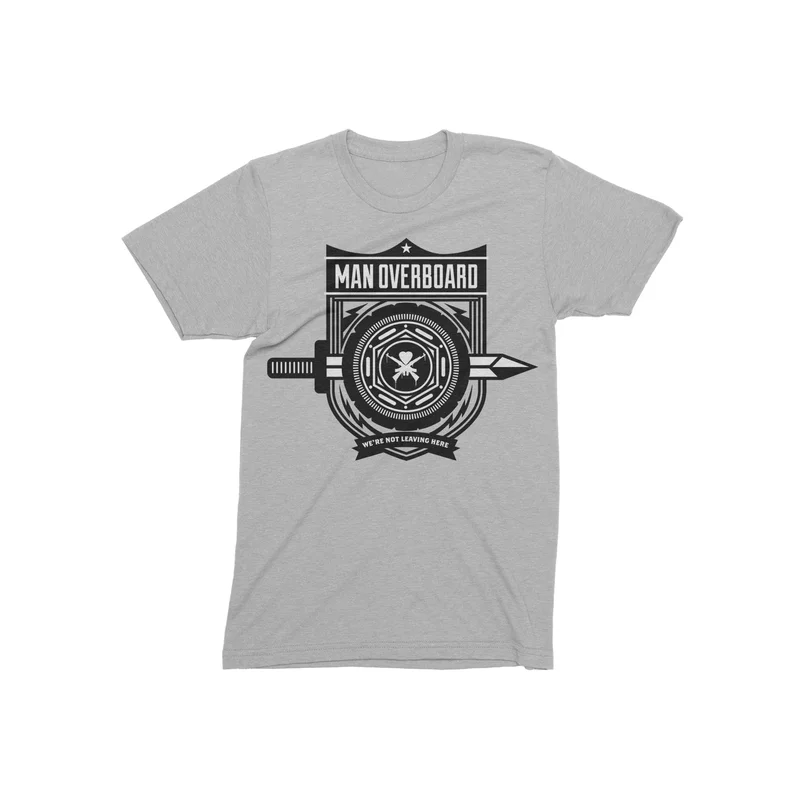 Sword Crest Heather Grey T-Shirt