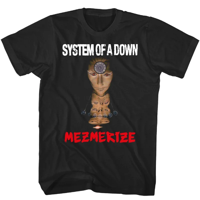 SYSTEM OF A DOWN MEZMERIZE T-SHIRTS black