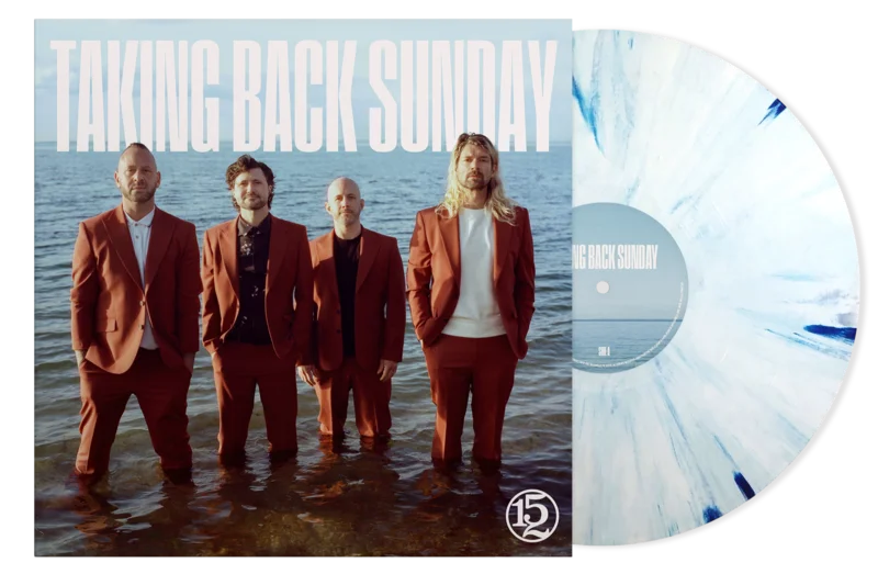 TAKING BACK SUNDAY '152' LP (Limited Edition  Only 500 Made, White w/ Blue Splatter Vinyl)