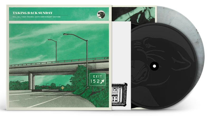 TAKING BACK SUNDAY 'TELL ALL YOUR FRIENDS' LP + 10" (20th Anniversary Edition, Silver Vinyl)