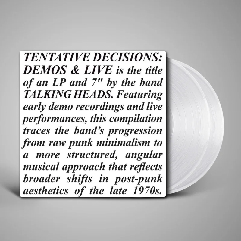 Talking Heads - Tentative Decisions: Demos & Live