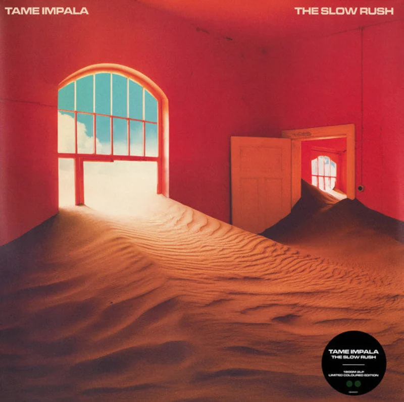 Tame Impala - The Slow Rush (2xLP, Album, Ltd, Gre) (Near Mint (NM or M-))
