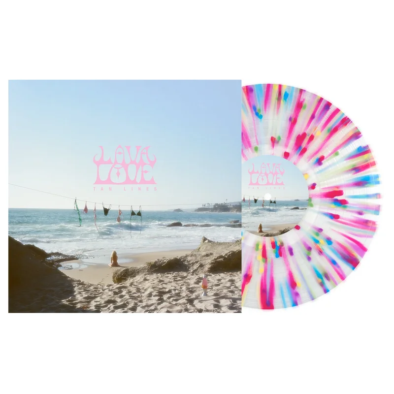 Tan Lines - Clear W/ Rainbow Splatter LP