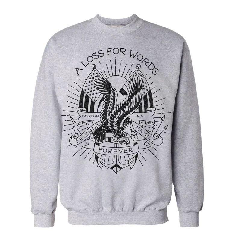 Tattoo Heather Gray Crewneck