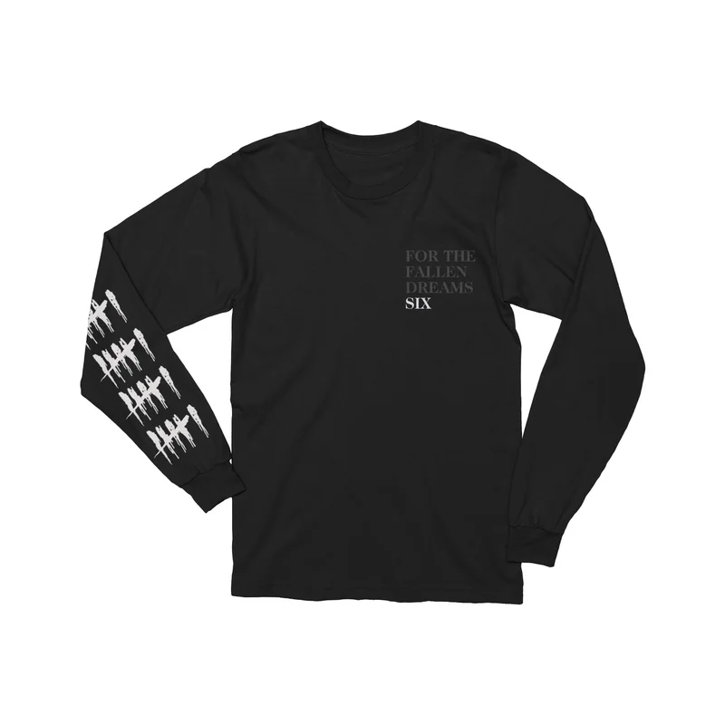 Teeth Black Long Sleeve