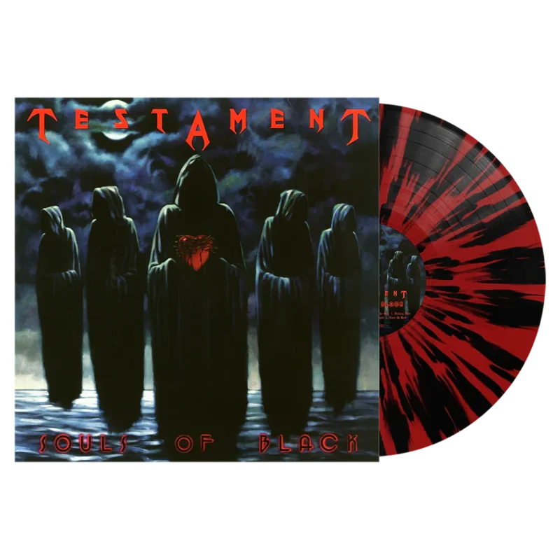 TESTAMENT 'SOULS OF BLACK' LP (Red Black Splatter Vinyl)