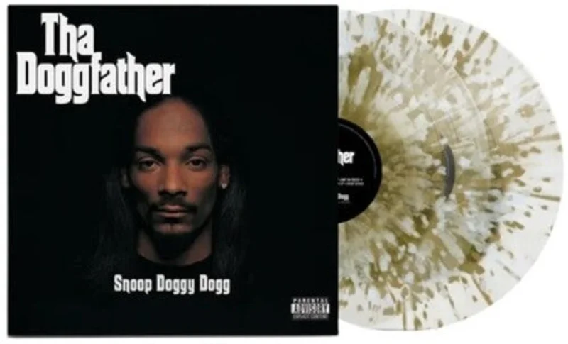 Tha Doggfather - Clear with Gold & White Splatter