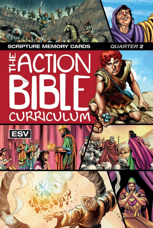 The Action Bible Scripture Memory Cards - ESV, NIV or CSB - Print Quarter 2