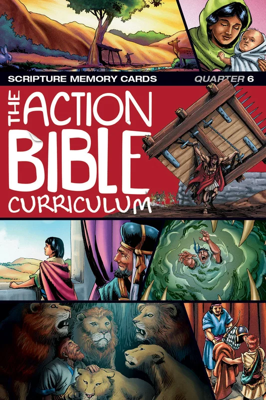 The Action Bible Scripture Memory Cards NIV - Print Quarter 6