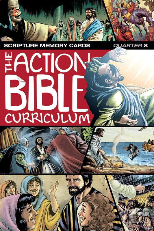 The Action Bible Scripture Memory Cards NIV - Print Quarter 8