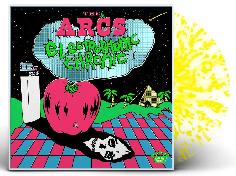 THE ARCS ELECTROPHONIC CHRONIC LP (Limited Edition  Only 300 Made, Clear & Neon Splatter Vinyl)
