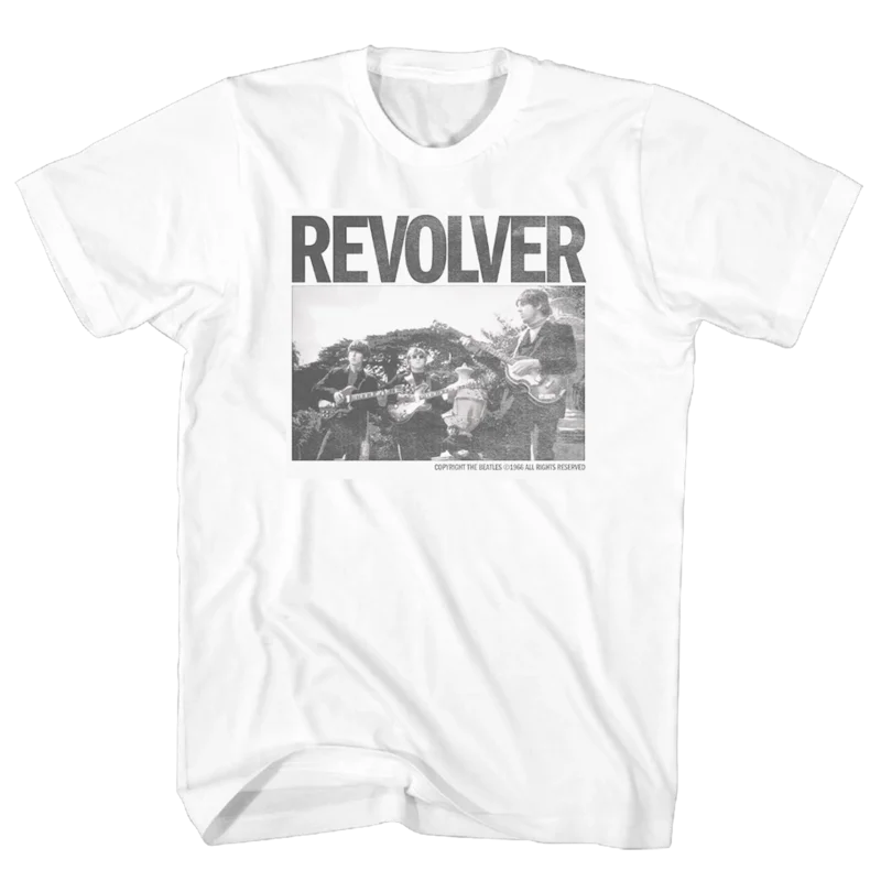 THE BEATLES - REVOLVER T-SHIRT WHITE