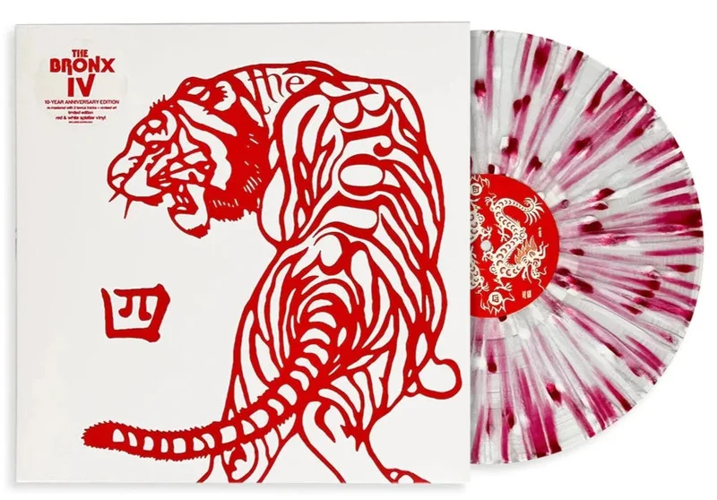 THE BRONX IV LP (Limited Edition  Only 500 Made, Clear w/ Red & White Splatter Vinyl)