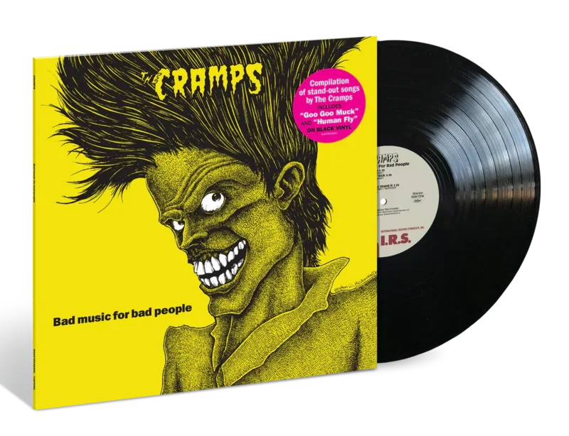 THE CRAMPS 'BAD MUSIC FOR BAD PEOPLE' LP