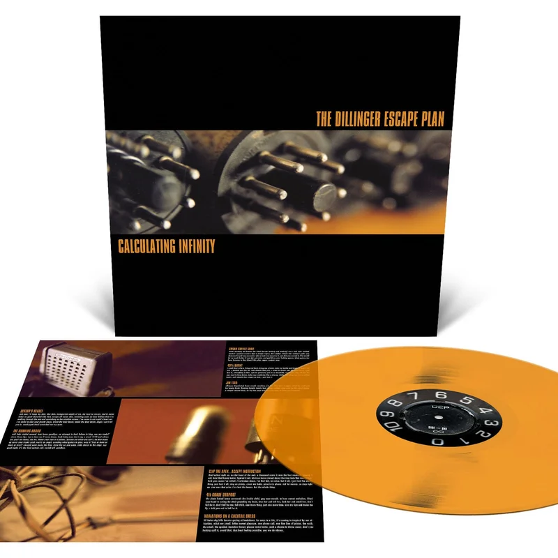 THE DILLINGER ESCAPE PLAN CALCULATING INFINITY LP (Reissue, Translucent Orange Vinyl)