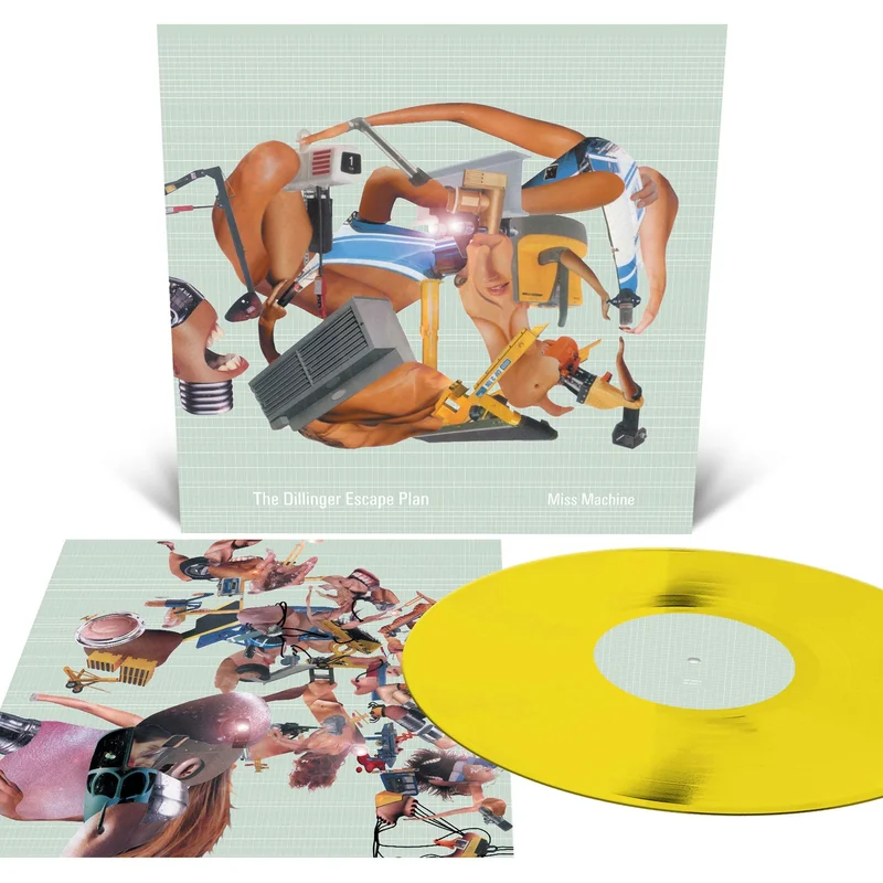 THE DILLINGER ESCAPE PLAN MISS MACHINE LP (Reissue, Opaque Yellow Vinyl)