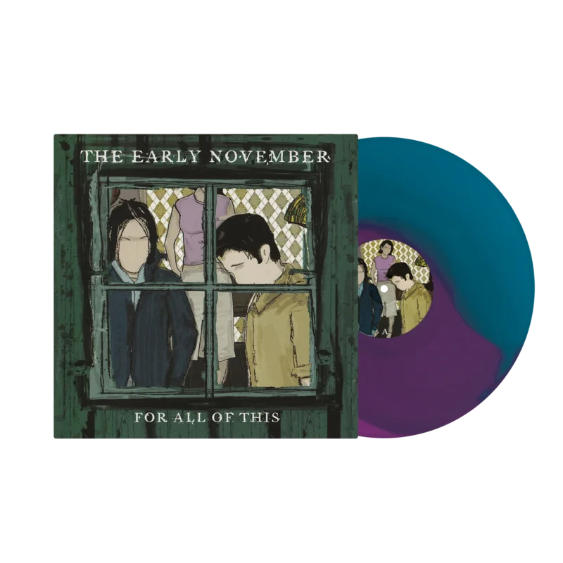 THE EARLY NOVEMBER 'FOR ALL THIS' LP (Aqua/Orchid Vinyl)