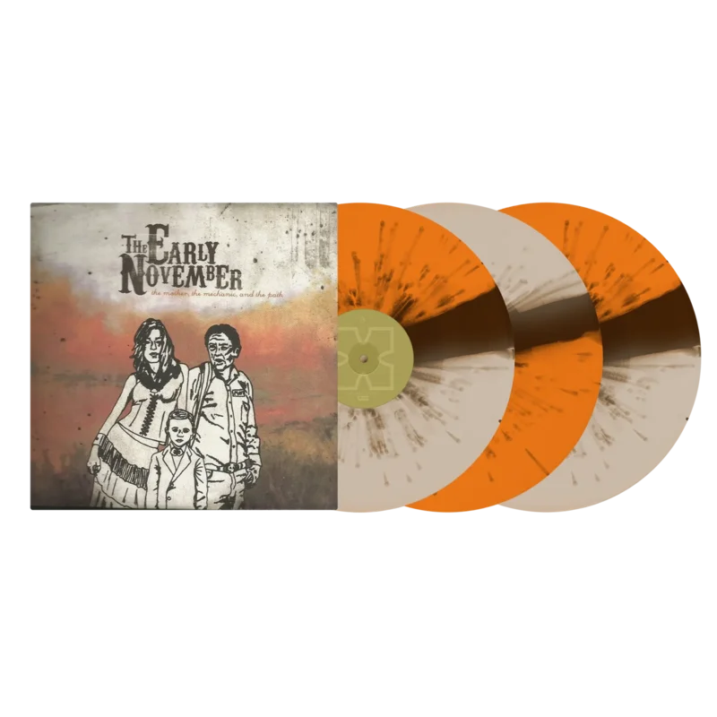 THE EARLY NOVEMBER 'THE MOTHER, THE MECHANIC, AND THE PATH' 3LP (Tangerine/Brown/Bone 3 Color Stripe with Brown Splatter Vinyl)