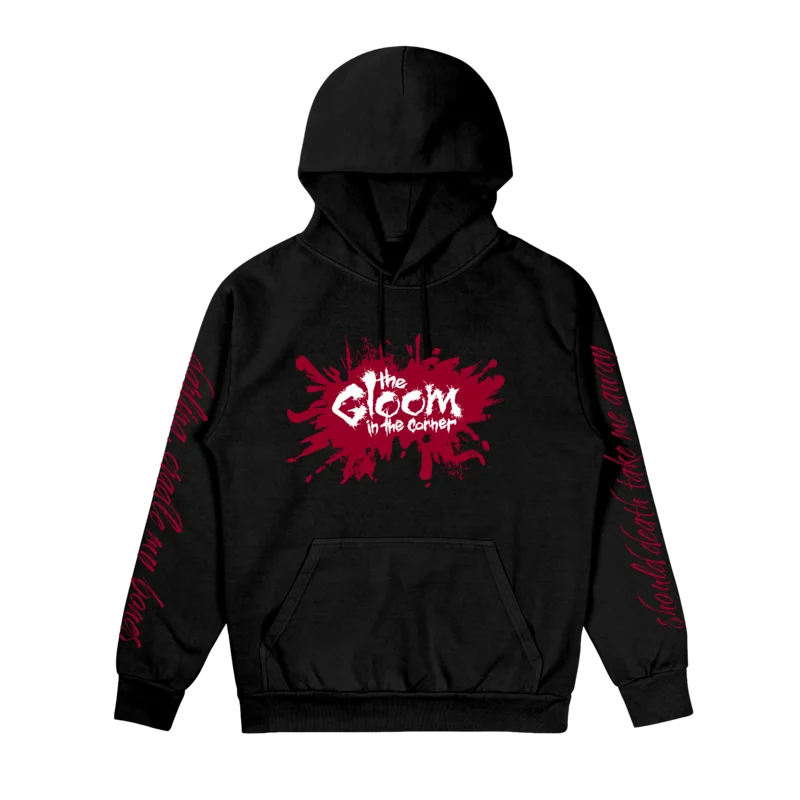 The Gloom In The Corner - Gloom Splatter Hoodie Black