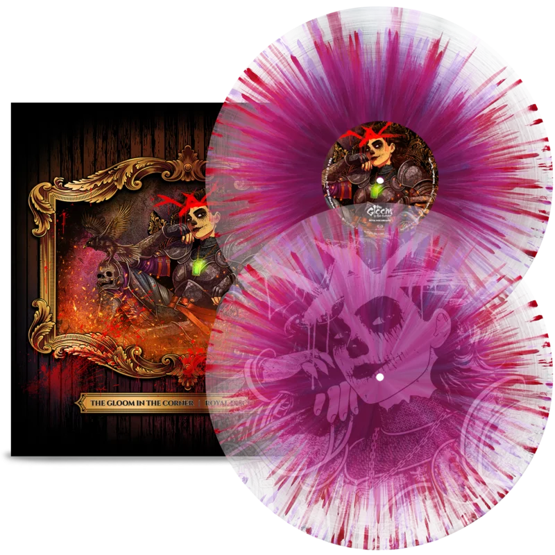 The Gloom In The Corner - Royal Discordance Clear Purple/Red Splatter Vinyl