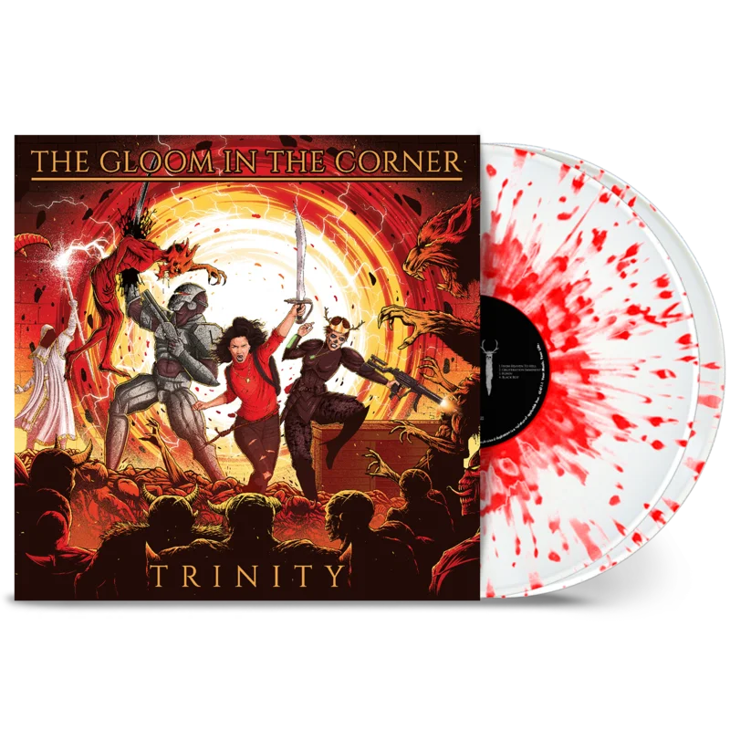 The Gloom In The Corner - 'Trinity' White w/ Heavy Red Splatter Vinyl