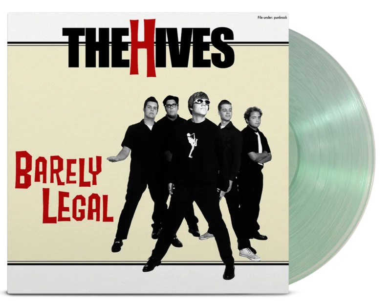 THE HIVES 'BARELY LEGAL' LP (Limited Edition  Only 300 made, Coke Bottle Clear Vinyl)