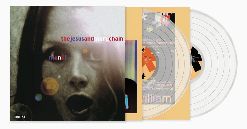 THE JESUS AND MARY CHAIN MUNKI 2LP (Limited Edition  Only 500 Made, Ultra Clear Vinyl)