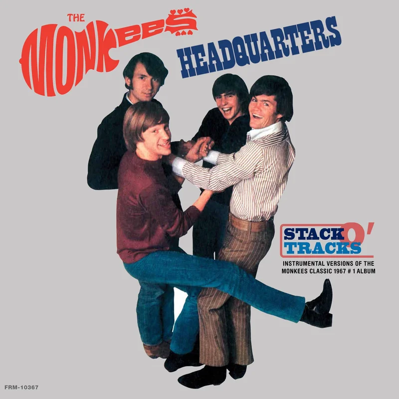 THE MONKEES 'HEADQUARTERS - STACK O' TRACKS' LP (55th Anniversary Edition, Clear Vinyl)