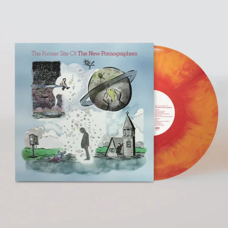 THE NEW PORNOGRAPHERS 'THE FORMER SITE OF' LP (Orange & Red Marble Vinyl)