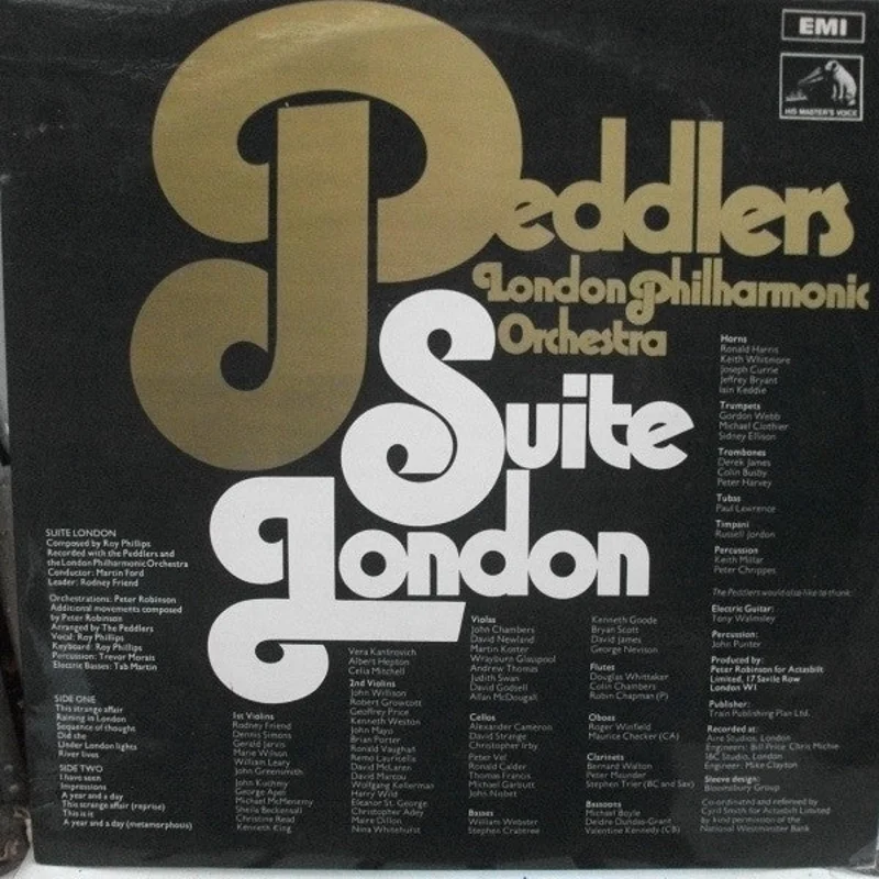 The Peddlers And London Philharmonic Orchestra - Suite London (LP, Album) (Near Mint (NM or M-))
