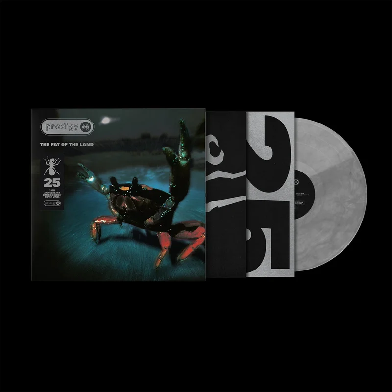 THE PRODIGY 'THE FAT OF THE LAND' 2LP (25th Anniversary Edition, Metallic Silver Vinyl)