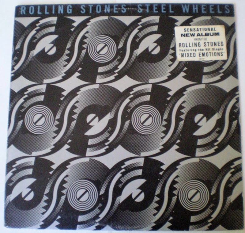 The Rolling Stones - Steel Wheels (LP, Album) (Very Good Plus (VG+))