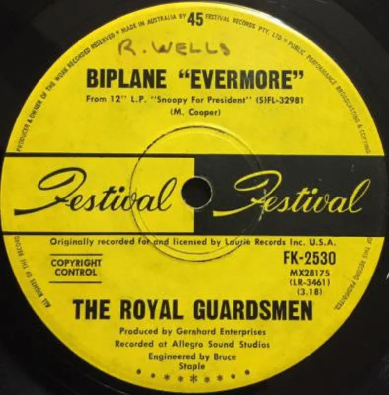 The Royal Guardsmen - Biplane "Evermore" (7", Single) (Very Good (VG))