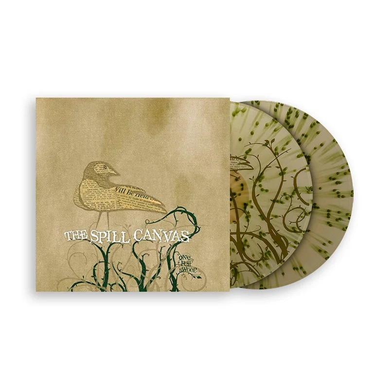 THE SPILL CANVAS ONE FELL SWOOP 2LP (Limited Edition  Only 200 made, Beer with Swamp Green Splatter Vinyl)