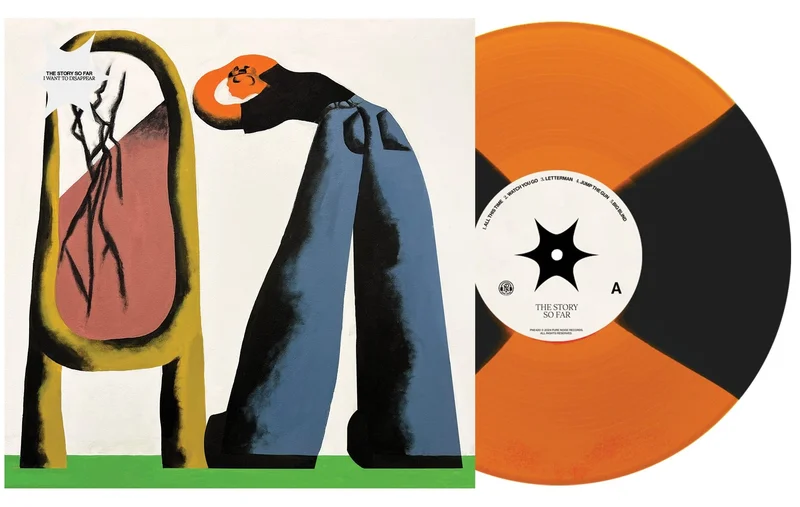THE STORY SO FAR I WANT TO DISAPPEAR LP (Limited Edition  Only 500 Made, Orange Crush & Black Butterfly Vinyl)