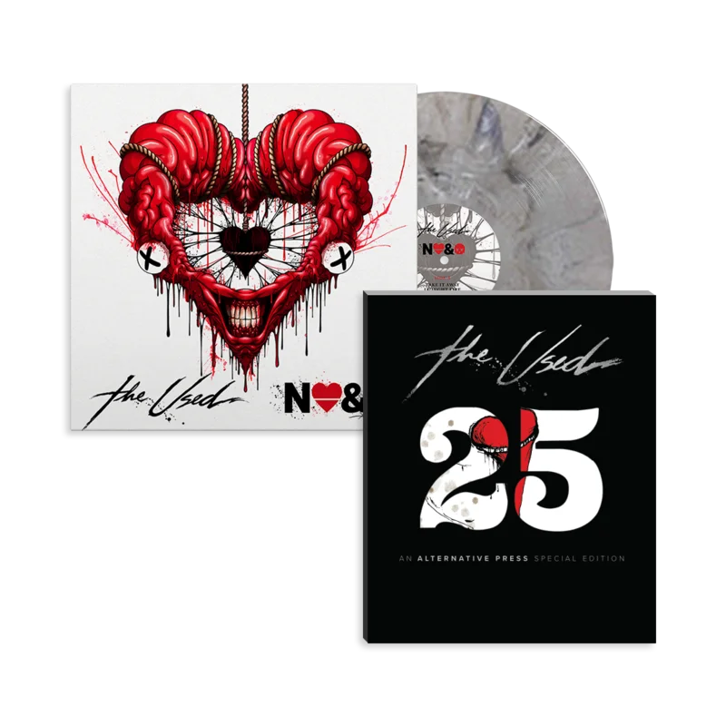 THE USED IN LOVE AND DEATH LP (Limited Edition  Only 500 Made, Ghost Vinyl) + AP SPECIAL COLLECTOR'S EDITION MAGAZINE