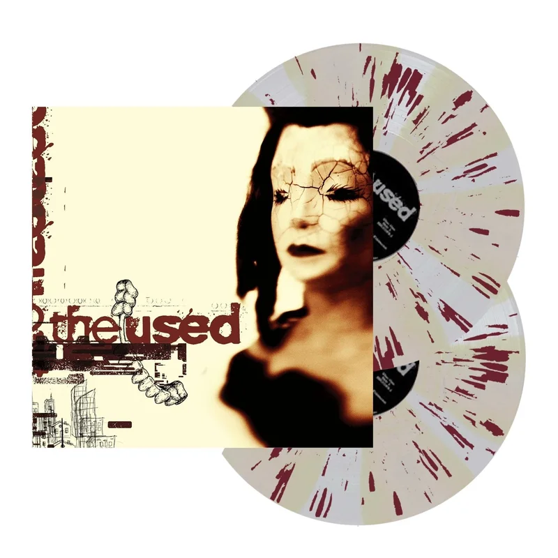 THE USED THE USED 2LP (Limited Edition  Only 500 Made, Bone & Ultra Clear Pinwheel w/ Maroon Splatter Vinyl)