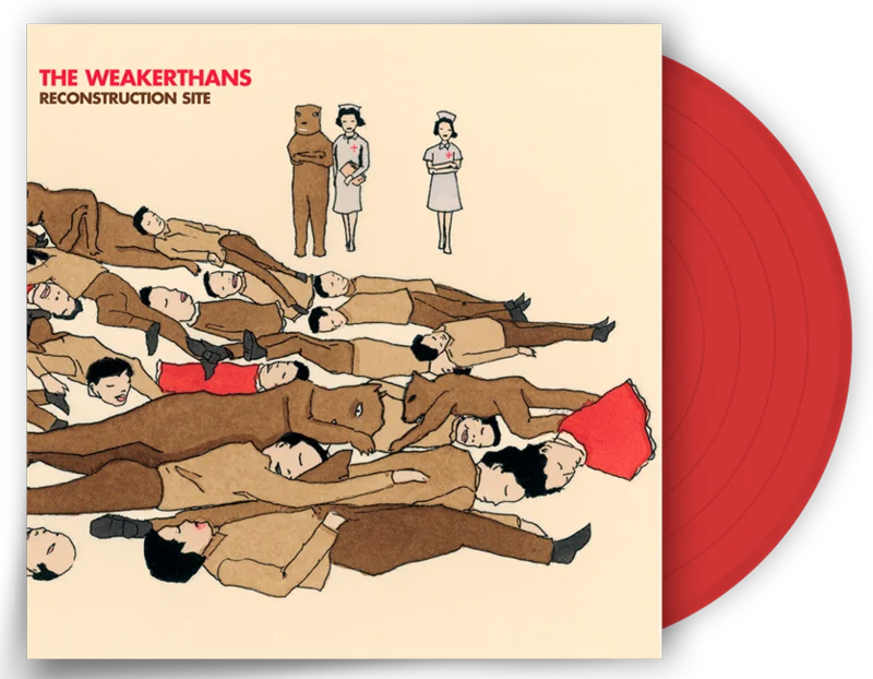 THE WEAKERTHANS 'RECONSTRUCTION SITE' LIMITED EDITION TRANSLUCENT RUBY RED VINYL  ONLY 300 MADE