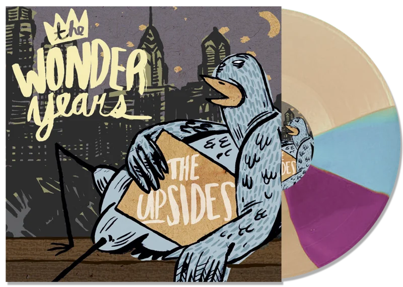 THE WONDER YEARS 'THE UPSIDES' CREAM, PURPLE & BLUE TWISTER LP  ONLY 500 MADE