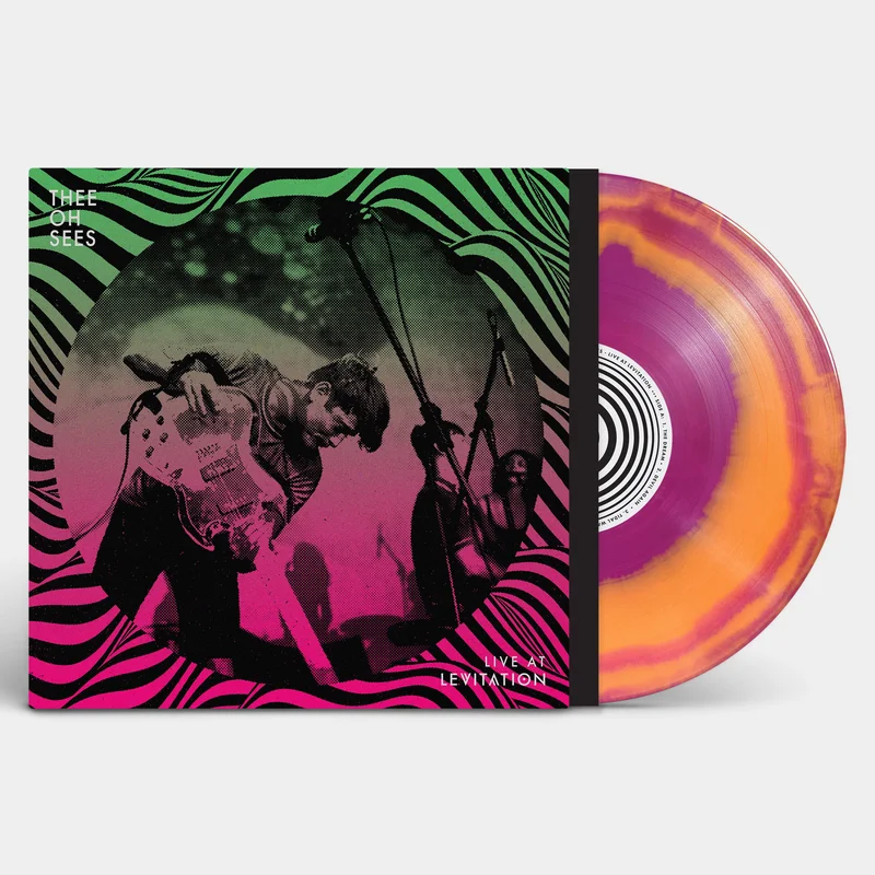 THEE OH SEES LIVE AT LEVITATION 12" (Limited Edition  Only 300 Made, A Side / B Side - Orchid and Tangerine Swirl Vinyl)