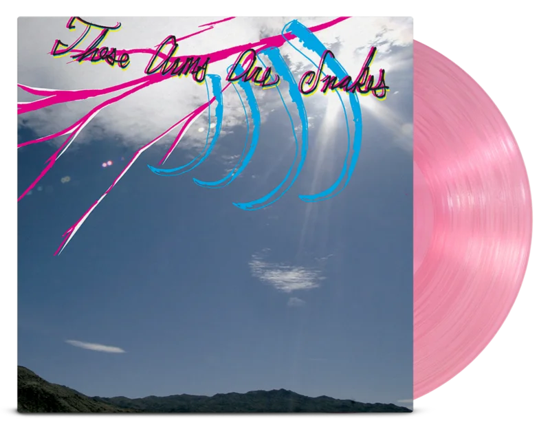 THESE ARMS ARE SNAKES 'EASTER' LIMITED EDITION TRANSLUCENT PINK LP  ONLY 300 MADE