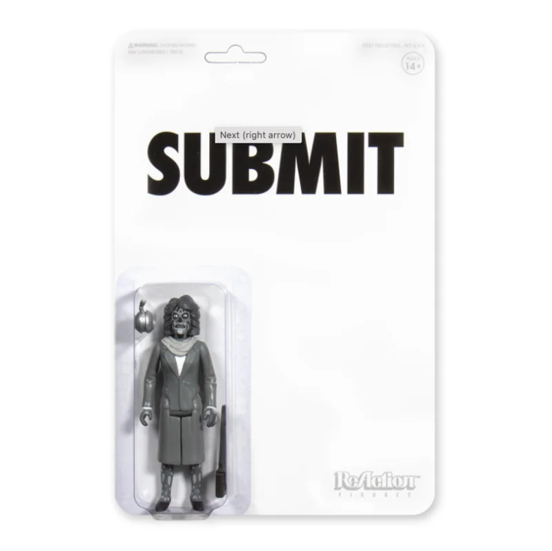 THEY LIVE REACTION FIGURE - FEMALE GHOUL (BLACK & WHITE)