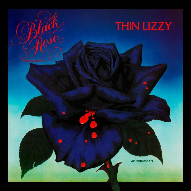 THIN LIZZY 'BLACK ROSE - A ROCK LEGEND' LP (Limited, Clear Blue Vinyl)