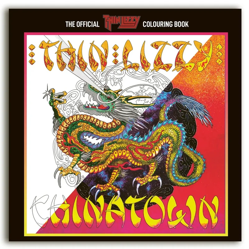 THIN LIZZY COLORING BOOK