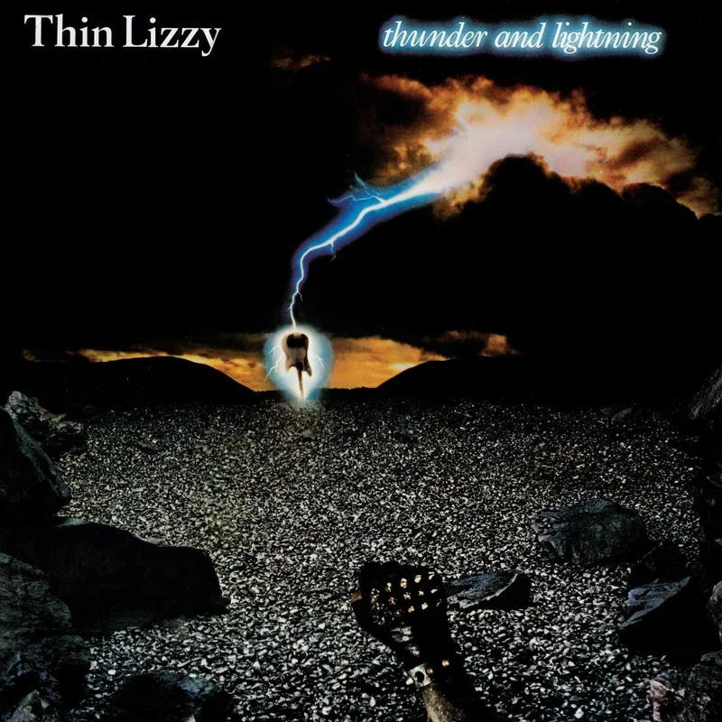 THIN LIZZY 'THUNDER AND LIGHTNING' LP (Limited Edition, Metallic Gold Vinyl)