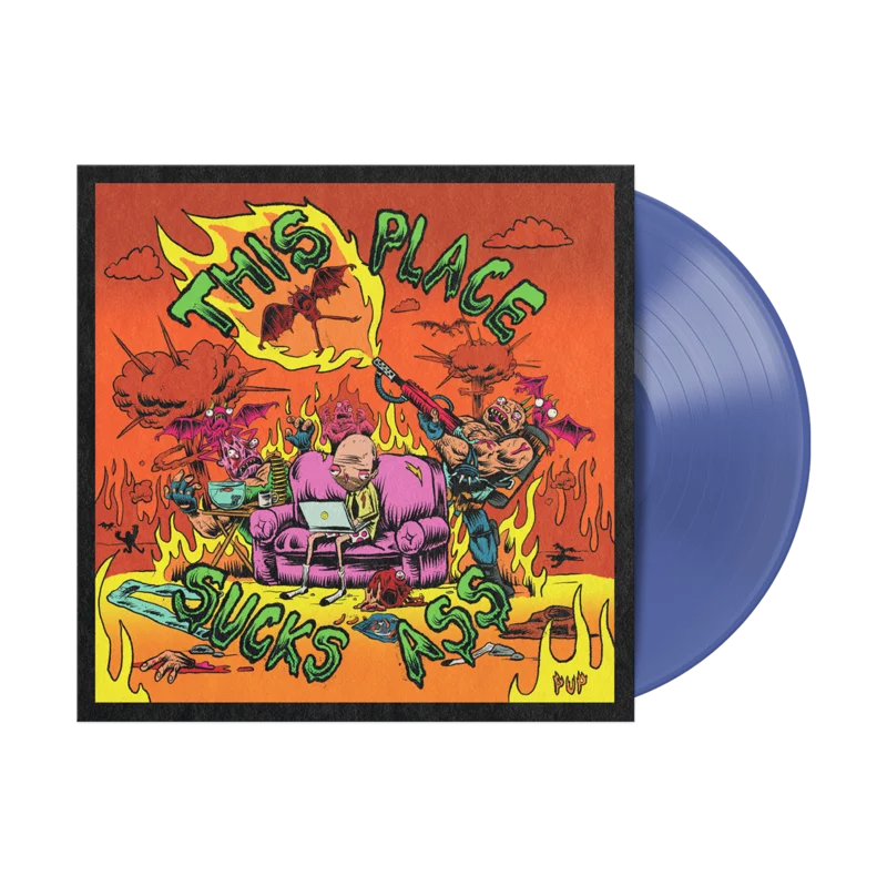 This Place Sucks Ass Cobalt Vinyl LP