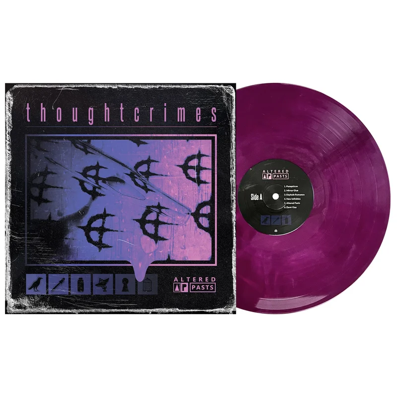THOUGHTCRIMES ALTERED PASTS LP (Limited Edition  Only 150 made, Deep Purple Galaxy Vinyl)