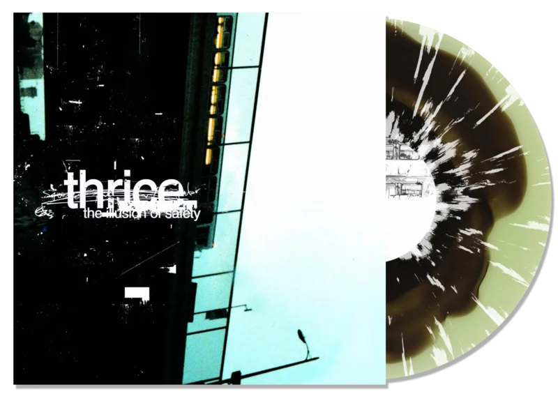THRICE THE ILLUSION OF SAFETY 20TH ANNIVERSARY LP (Limited Edition, Coke Bottle Clear w/ Black Blob & White Splatter Vinyl)
