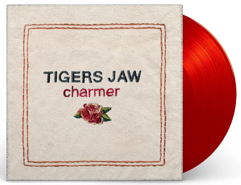 TIGERS JAW CHARMER LIMITED EDITION APPLE RED LP  ONLY 300 MADE
